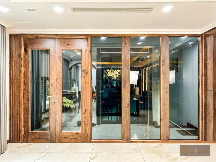 cửa gỗ tự nhiên óc chó