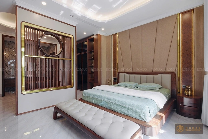 giường gỗ tự nhiên óc chó