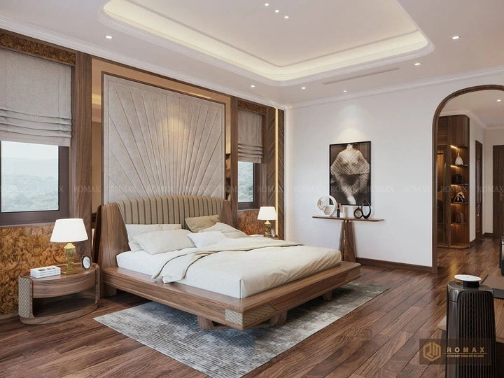 giường gỗ óc chó đẹp