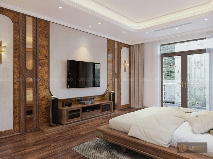 giường gỗ tự nhiên óc chó