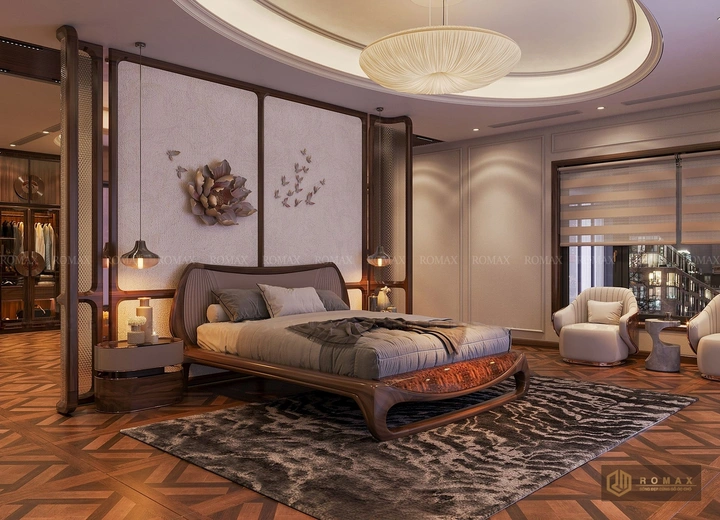 giường ngủ gỗ tự nhiên óc chó