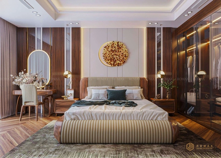 giường ngủ gỗ óc chó