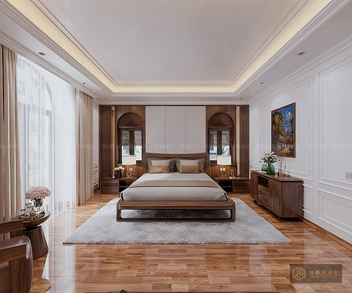 giường ngủ gỗ óc chó