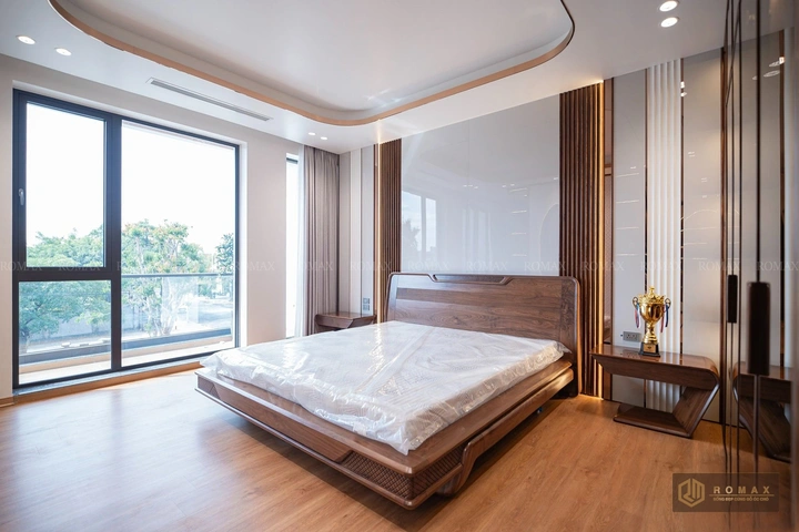 giường ngủ gỗ óc chó