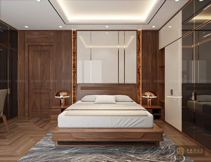 giường ngủ gỗ óc chó tại hà nội