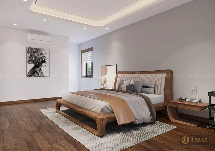 giường ngủ gỗ óc chó