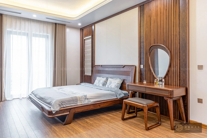kệ tivi gỗ tự nhiên óc chó