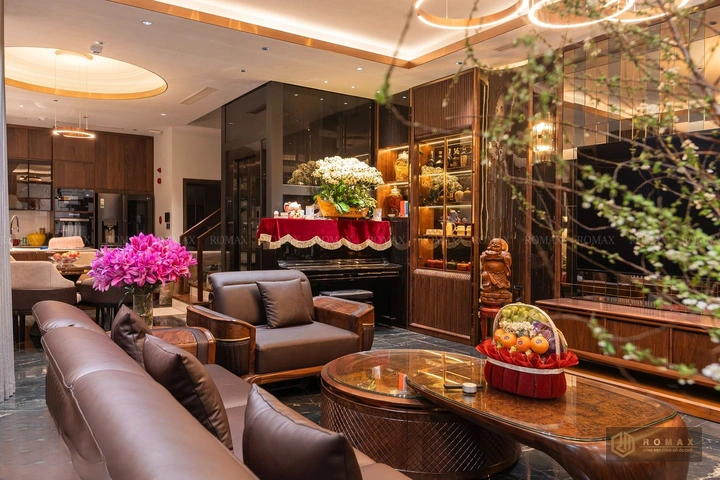 sofa gỗ óc chó đẹp