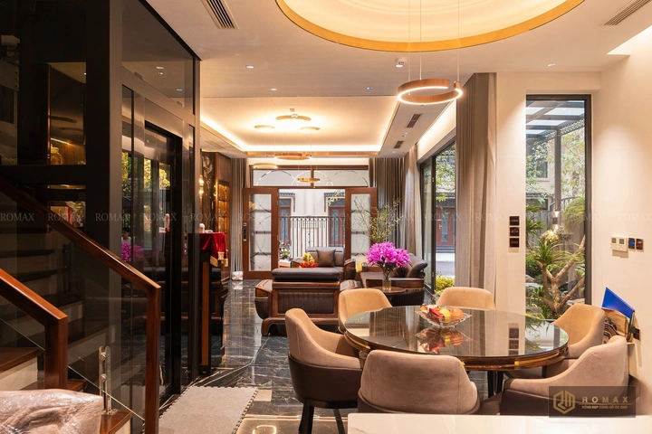 sofa gỗ óc chó tại hà nội