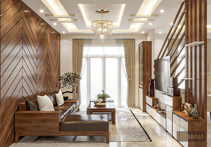 sofa gỗ óc chó đẹp