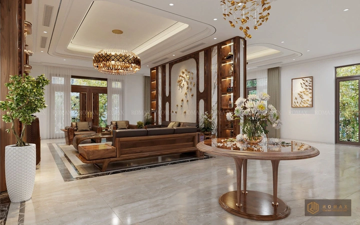 sofa gỗ tự nhiên óc chó