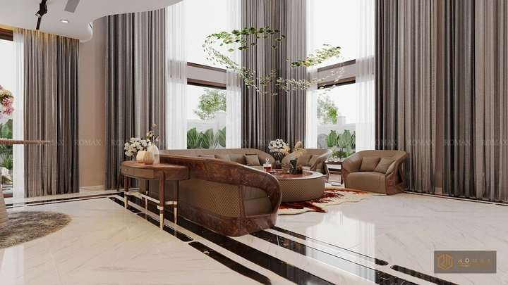 sofa gỗ tự nhiên óc chó