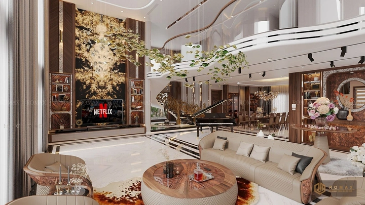 sofa gỗ óc chó