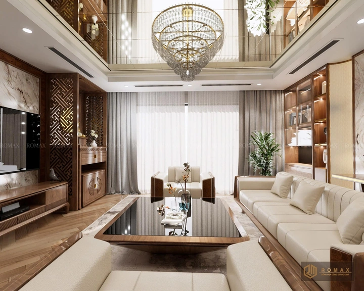 sofa gỗ óc chó đẹp