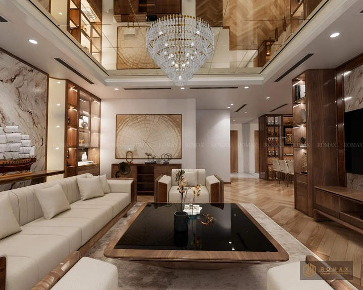 sofa gỗ tự nhiên óc chó đẹp