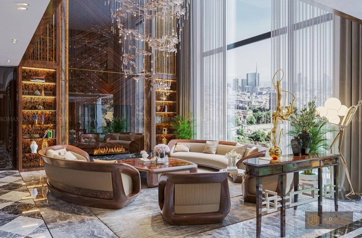 sofa gỗ óc chó đẹp