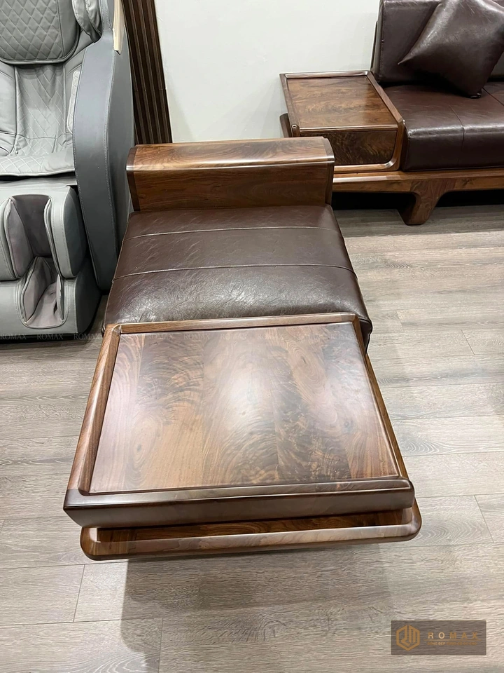 sofa gỗ óc chó