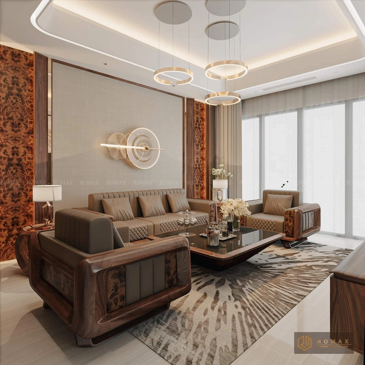 sofa gỗ óc chó tại hà nội