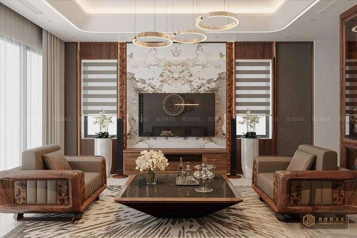 sofa gỗ óc chó đẹp