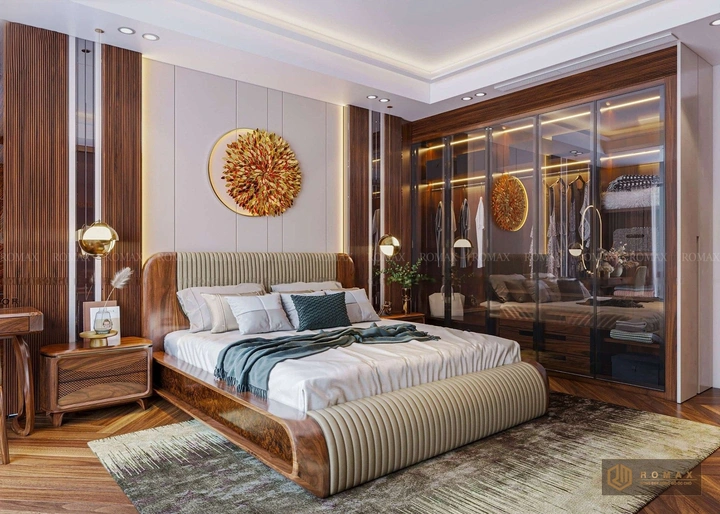 tủ áo gỗ tự nhiên óc chó